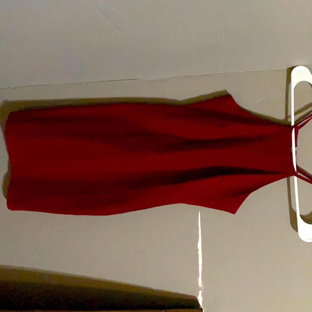 Maroon cocktail dress
